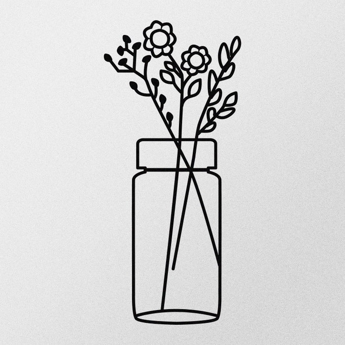 Wallity Decoración de Pared de Metal 27 x 60 cm